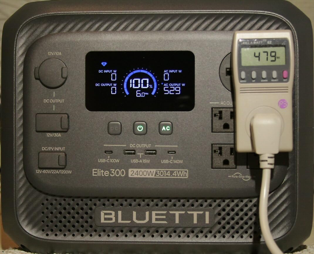 BLUETTI Solar Generator Elite 300 & 2x200W Solar Panel 3014.4Wh LFP Battery customer photo 2