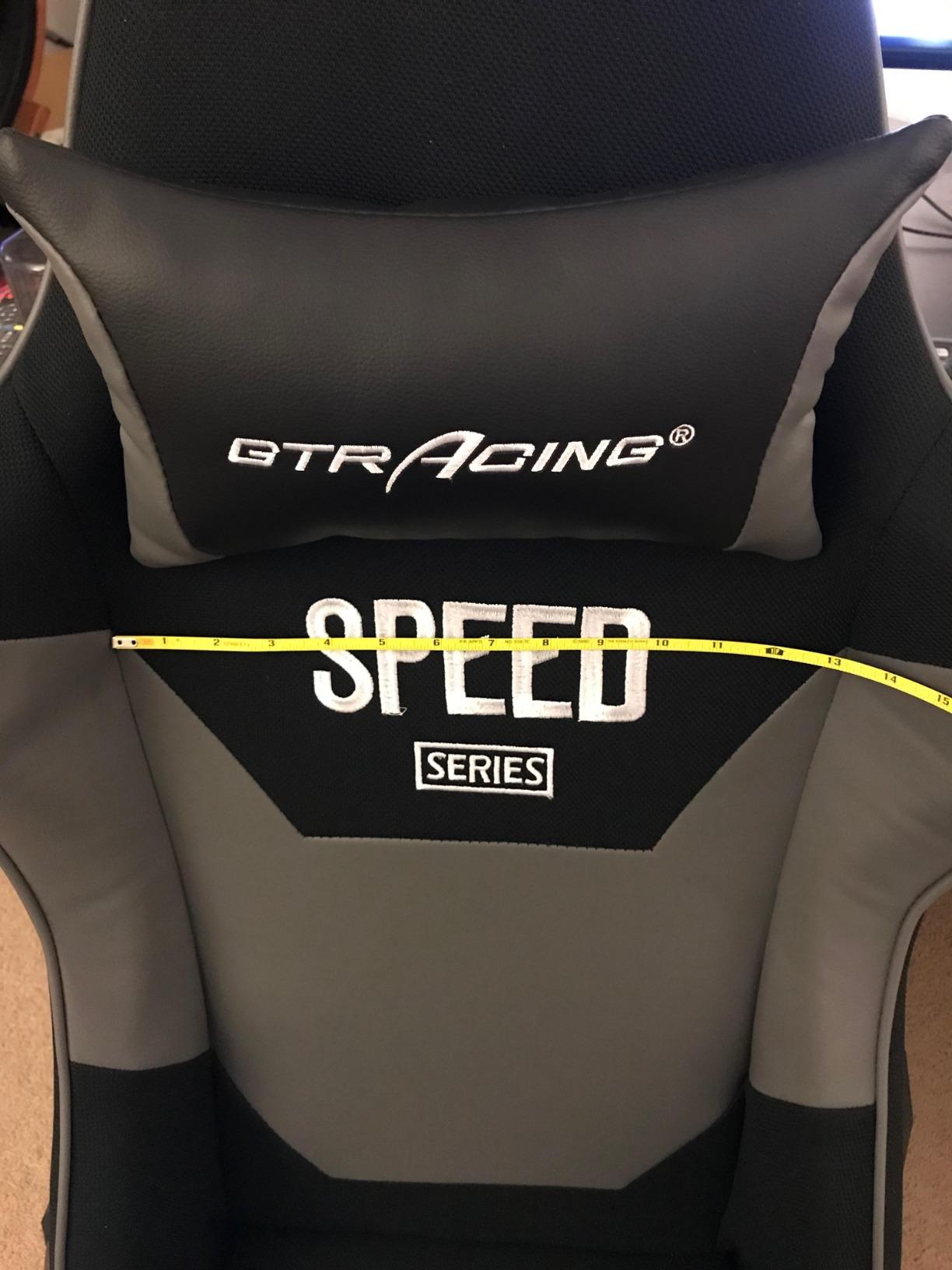 GTPLAYER Big and Tall Gaming Chair Ergonomic Heavy Duty Office Chair Racing Seat with Adjustable Lumbar Pillow Footrest 150° Reclining Thickened Armrests Breathable Mesh for Esports/PC Gaming customer photo 2