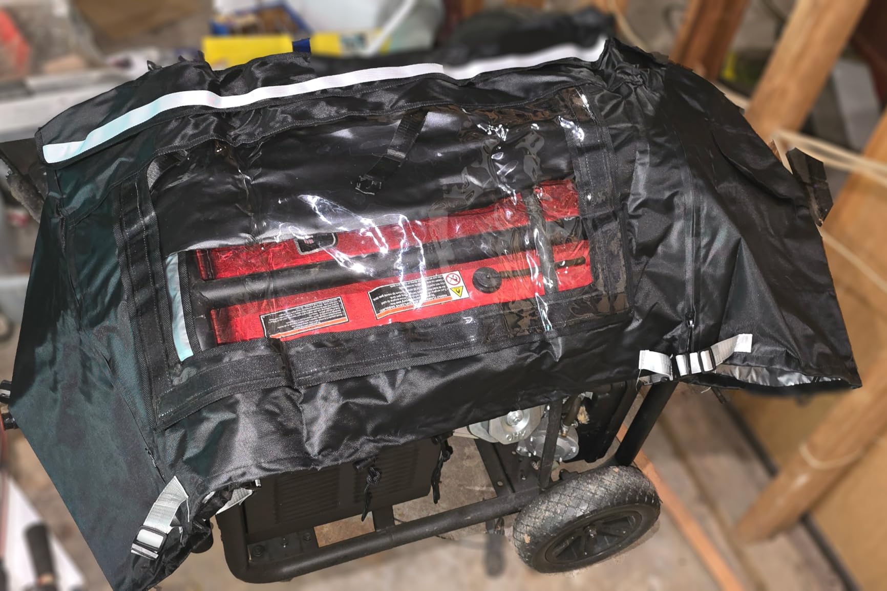 2026 Upgrade 900D+210D Heavy Duty Thicken Fabric, GUYISS Generator Cover. customer photo 2