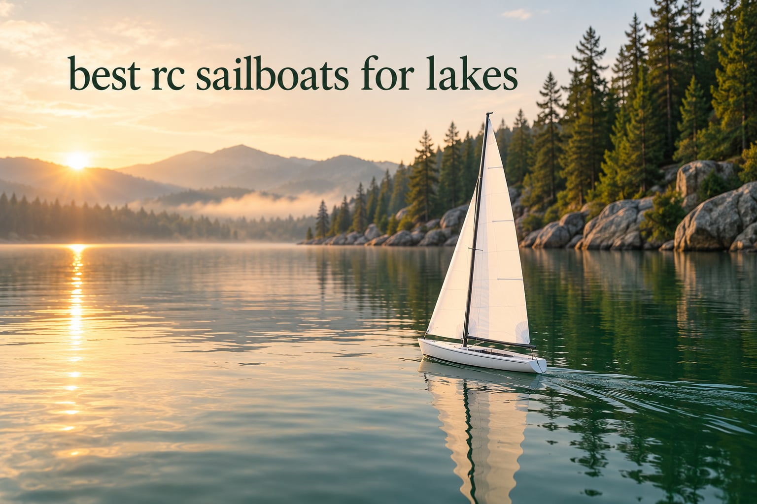 best rc sailboats for lakes