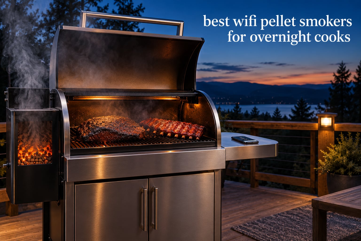 best wifi pellet smokers for overnight cooks