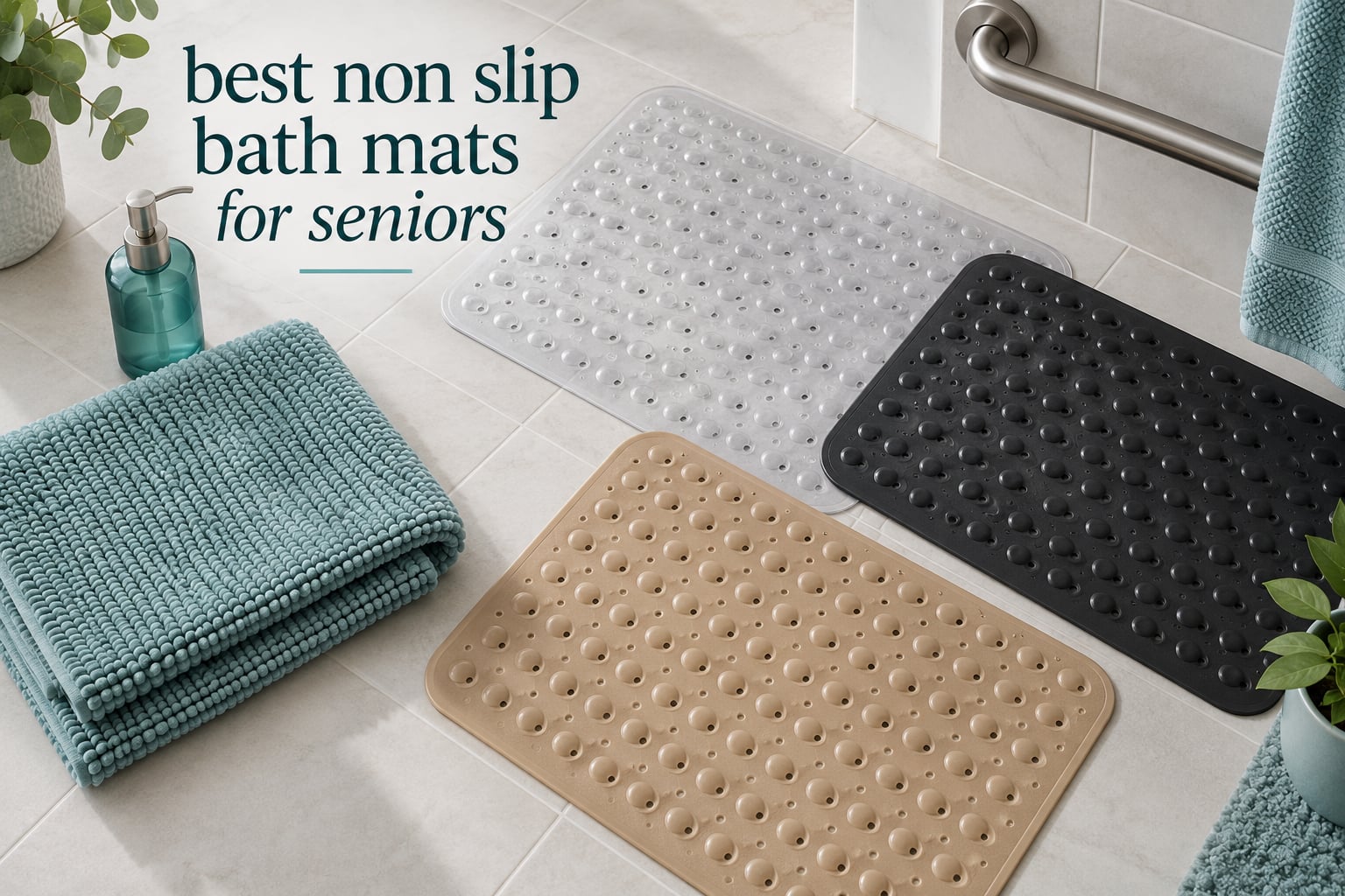 best non slip bath mats for seniors