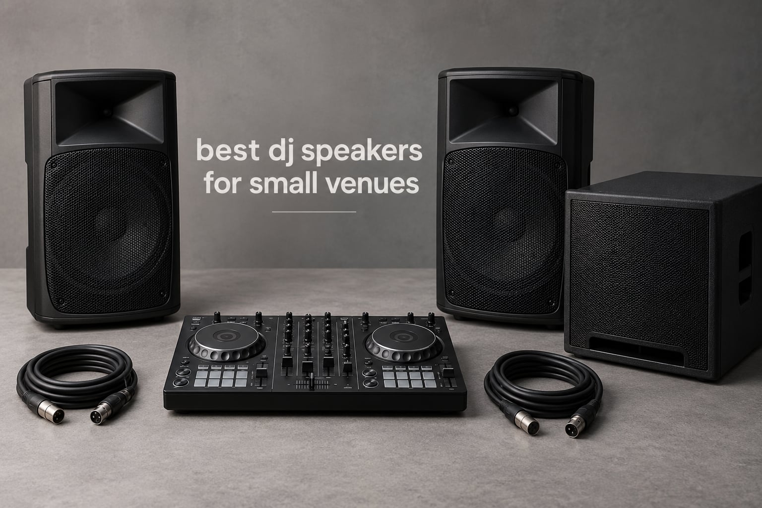 best dj speakers for small venues