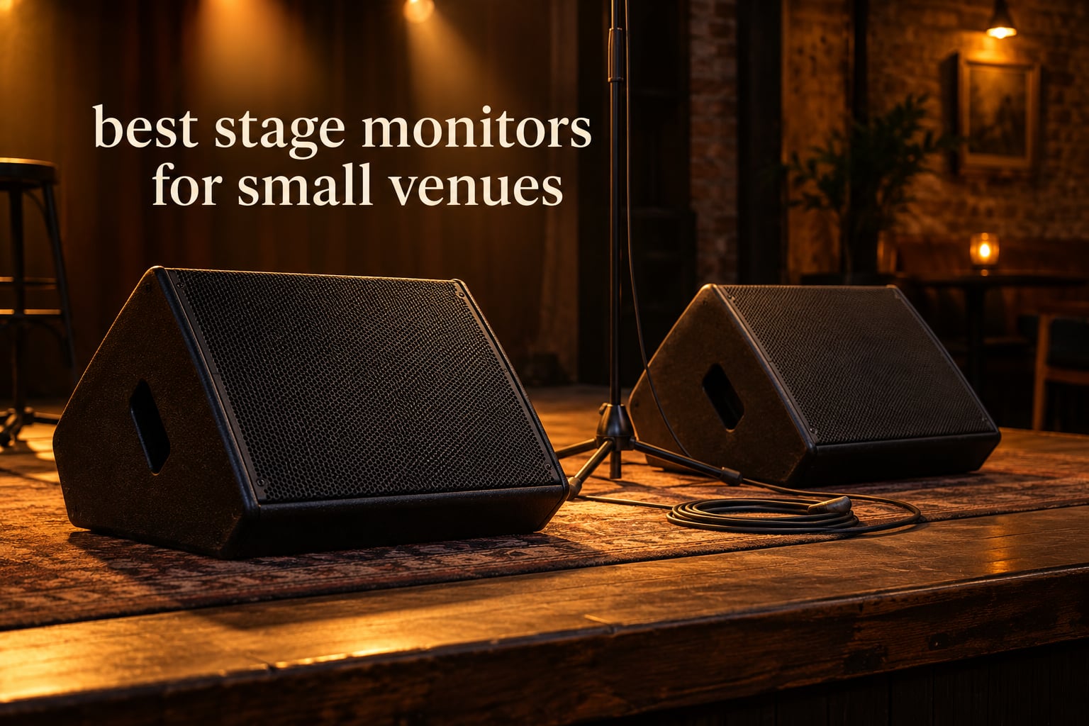 best stage monitors for small venues