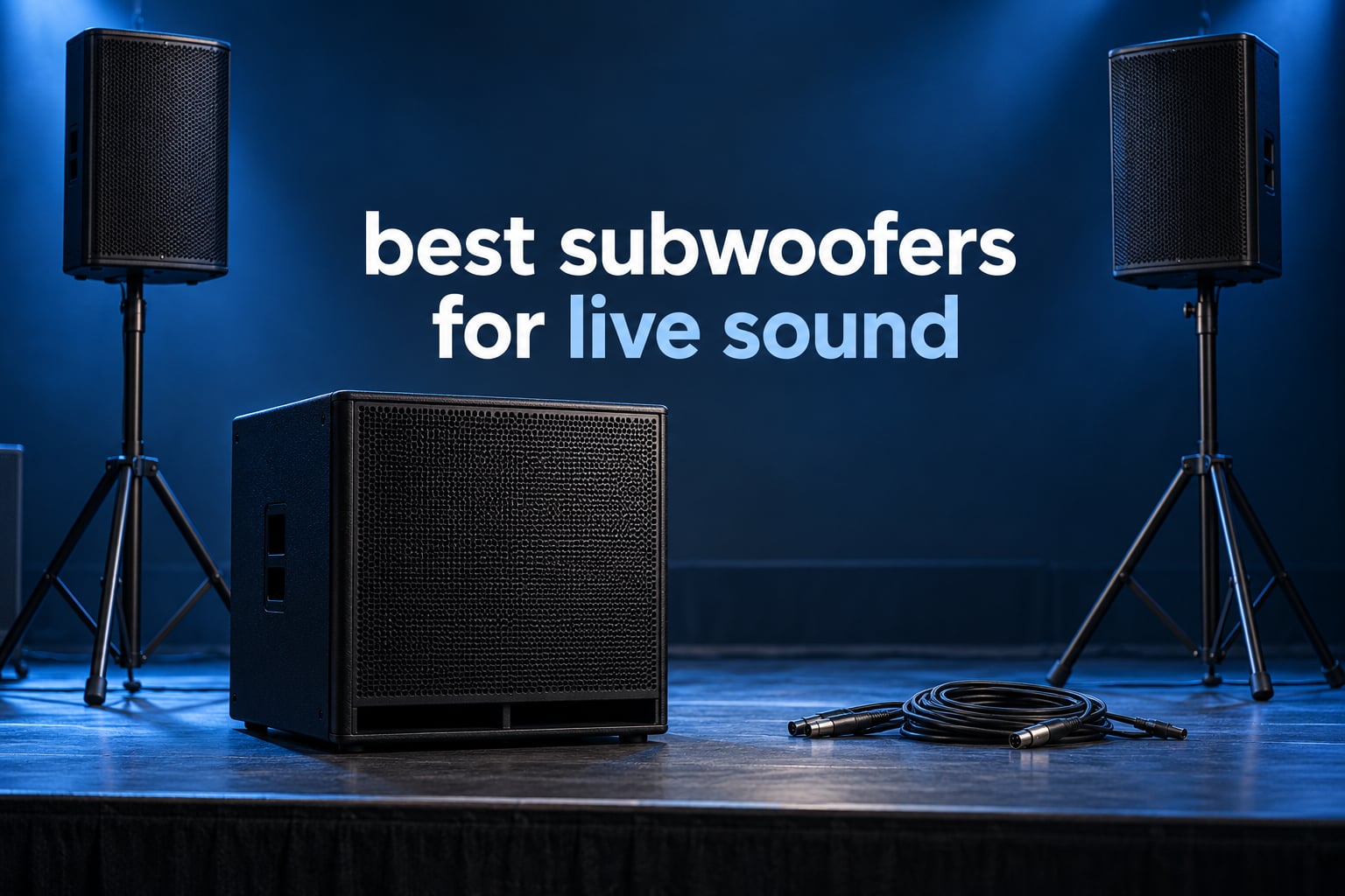 best subwoofers for live sound