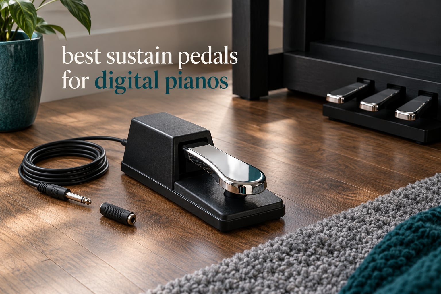 best sustain pedals for digital pianos