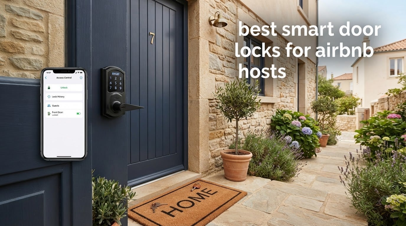 best smart door locks for airbnb hosts