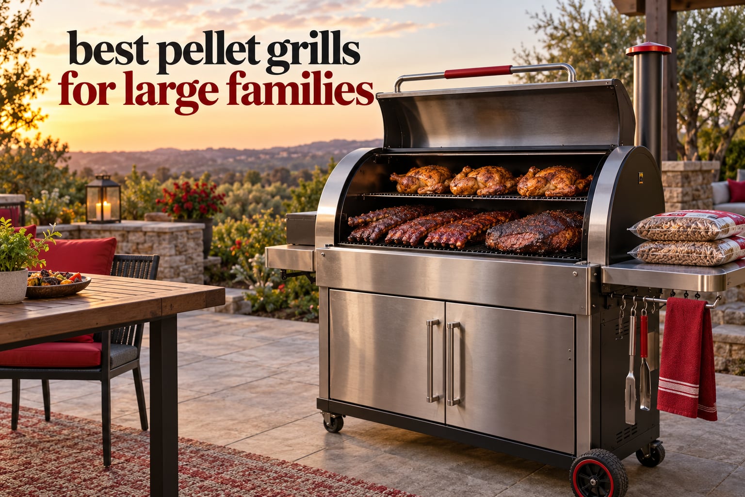 best pellet grills for large families