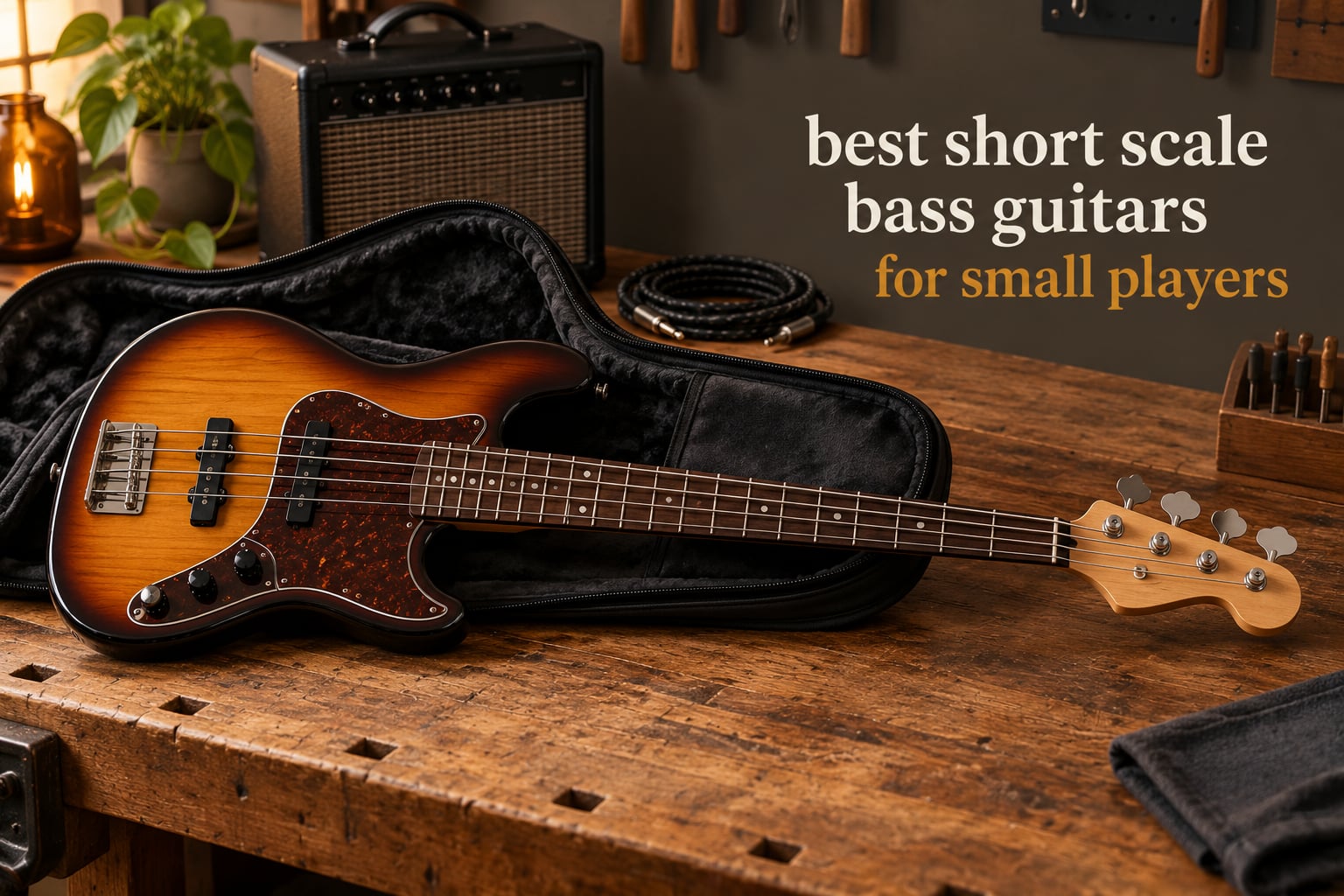 best short scale bass guitars for small players