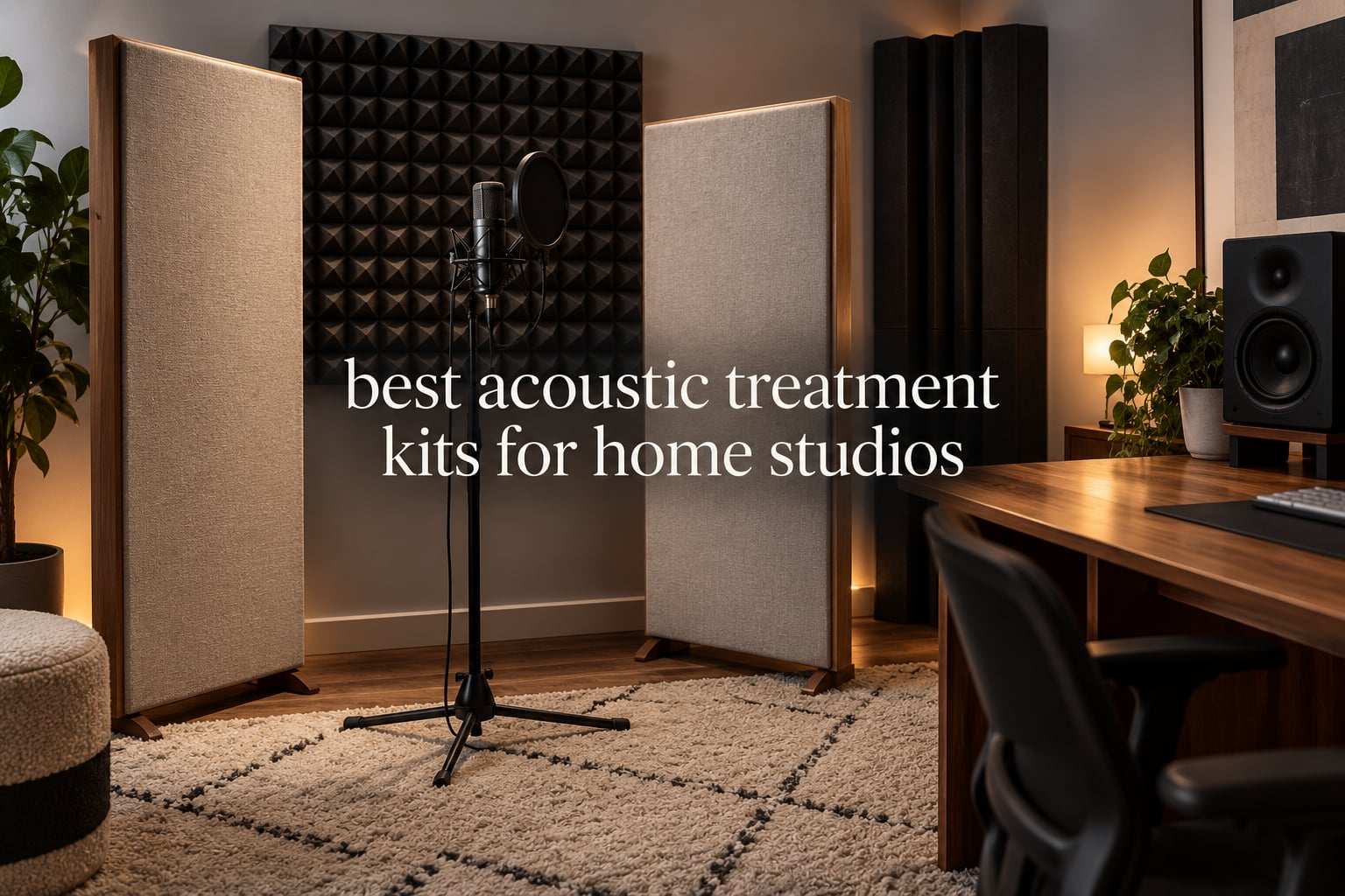 best acoustic treatment kits for home studios