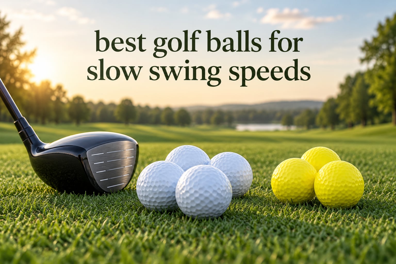 best golf balls for slow swing speeds