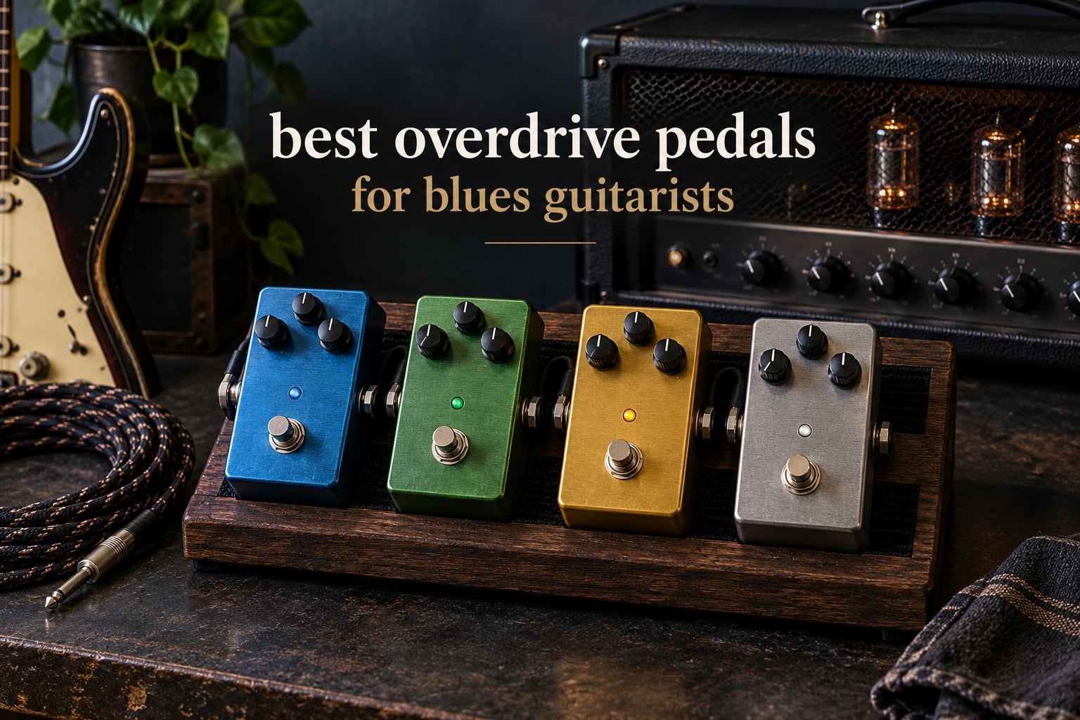 best overdrive pedals for blues guitarists