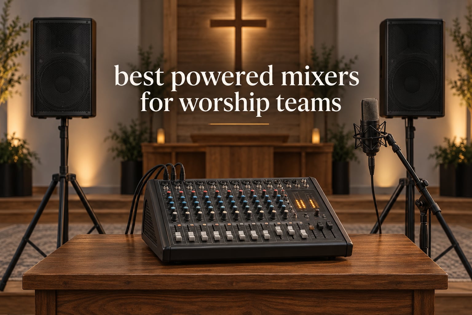 best powered mixers for worship teams