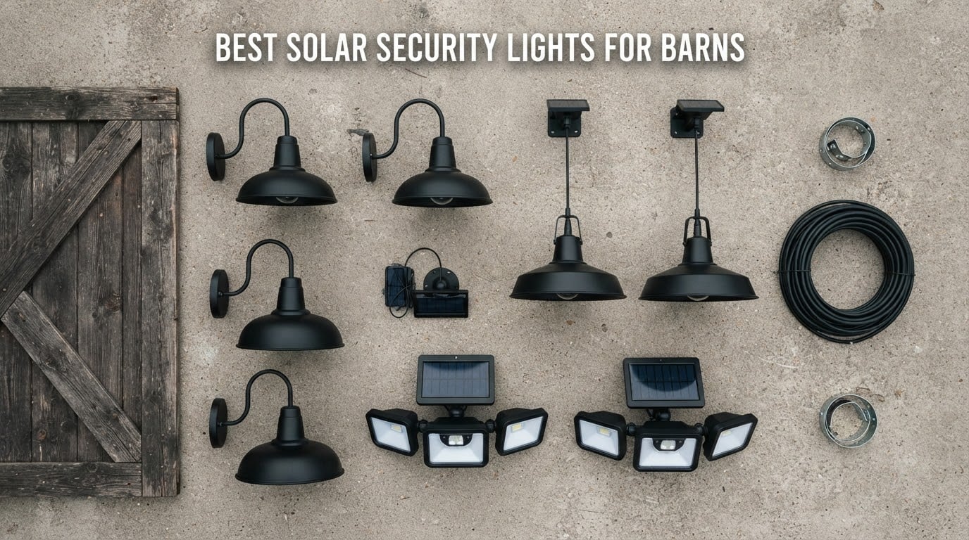 best solar security lights for barns