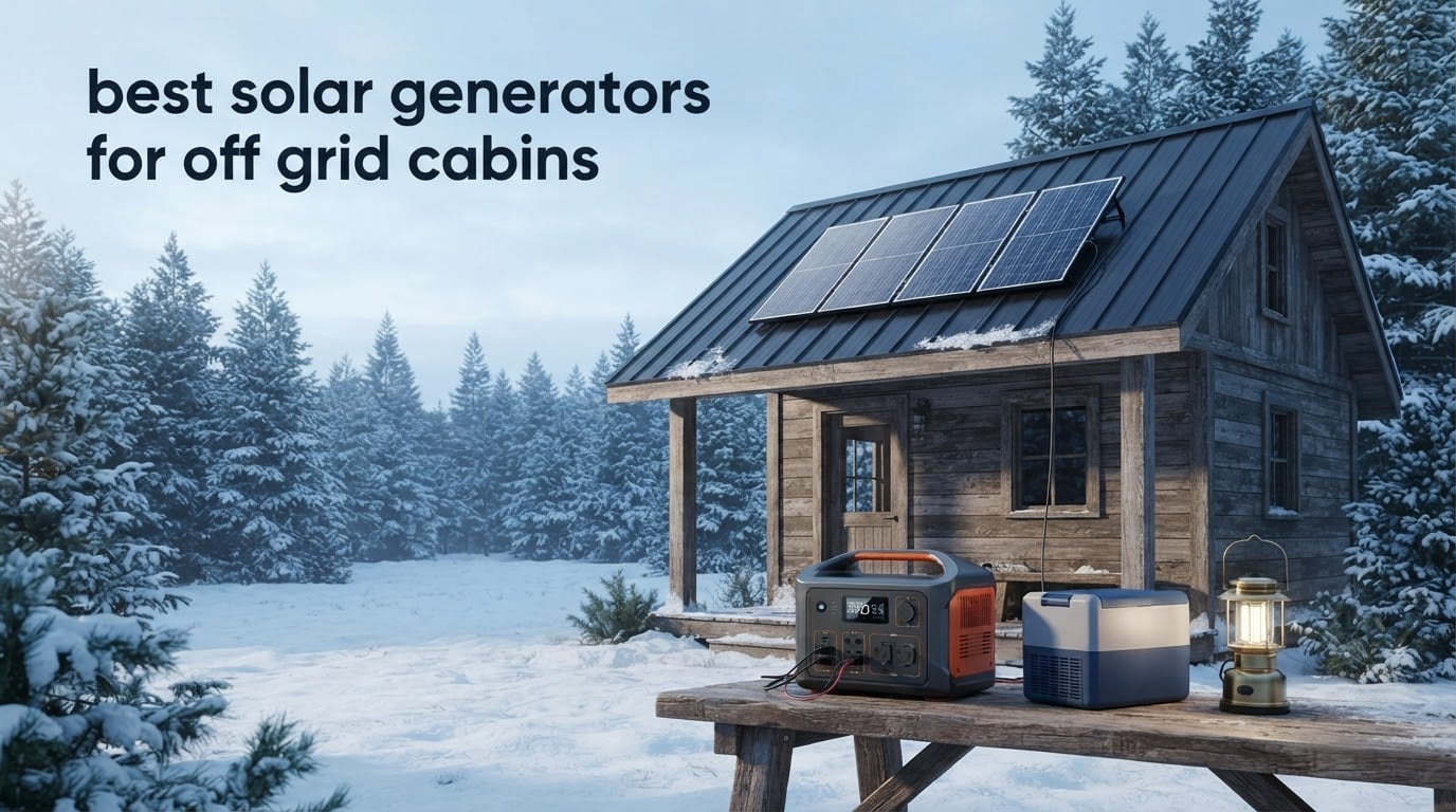 best solar generators for off grid cabins