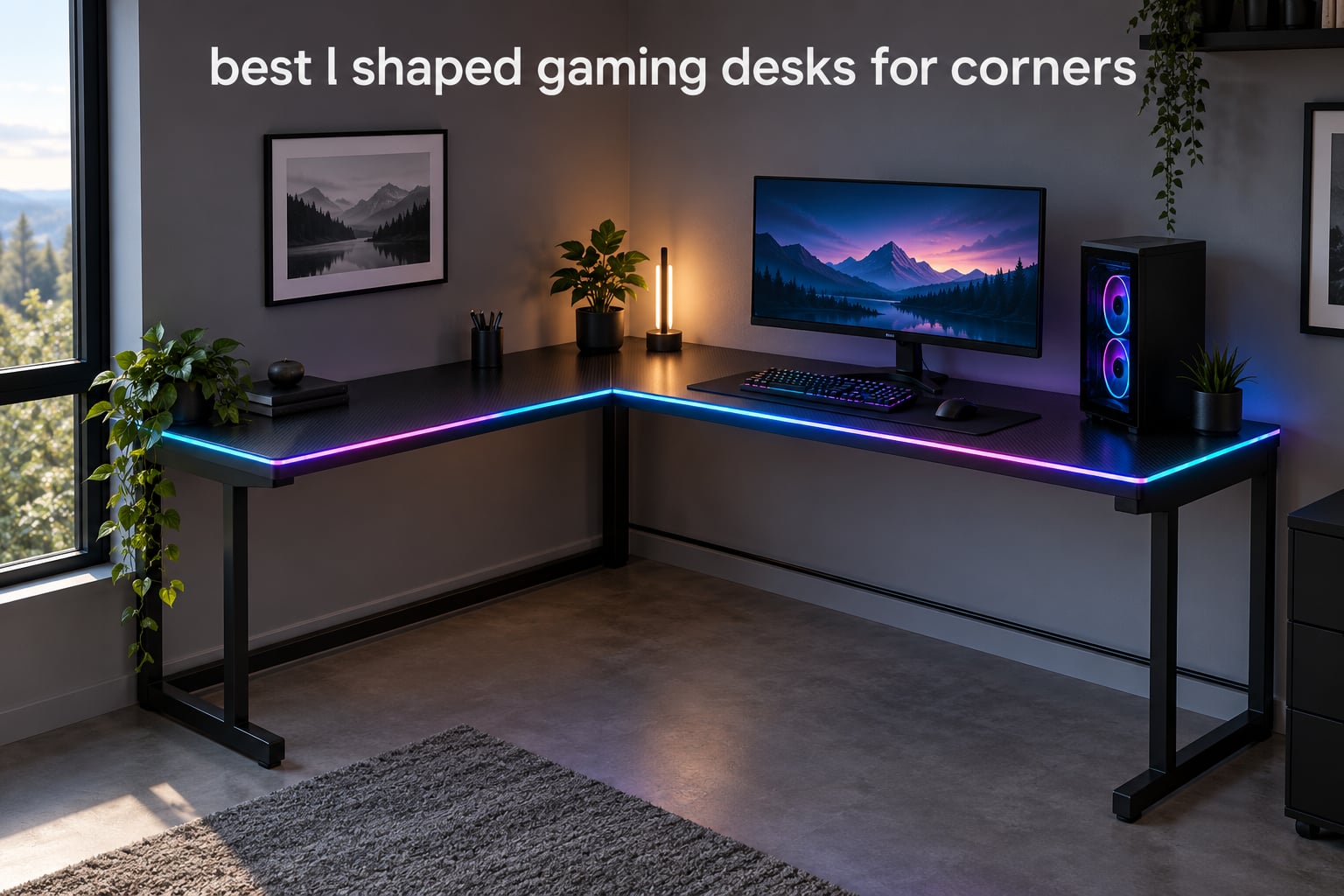 best l shaped gaming desks for corners