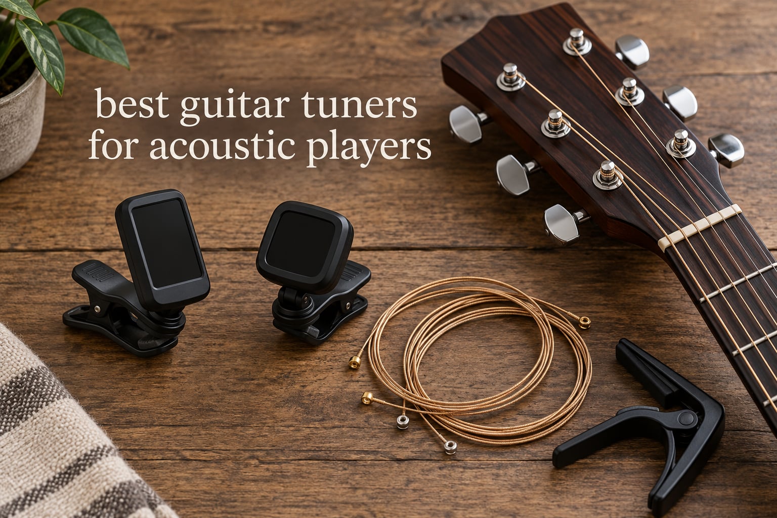 best guitar tuners for acoustic players