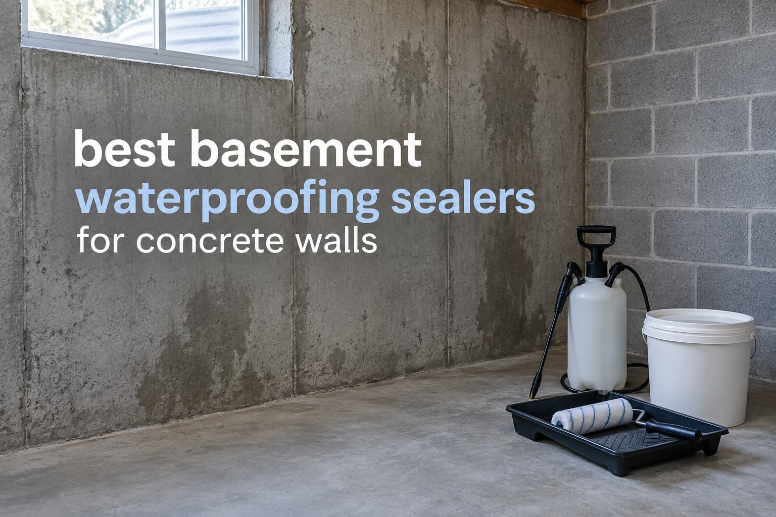 best basement waterproofing sealers for concrete walls