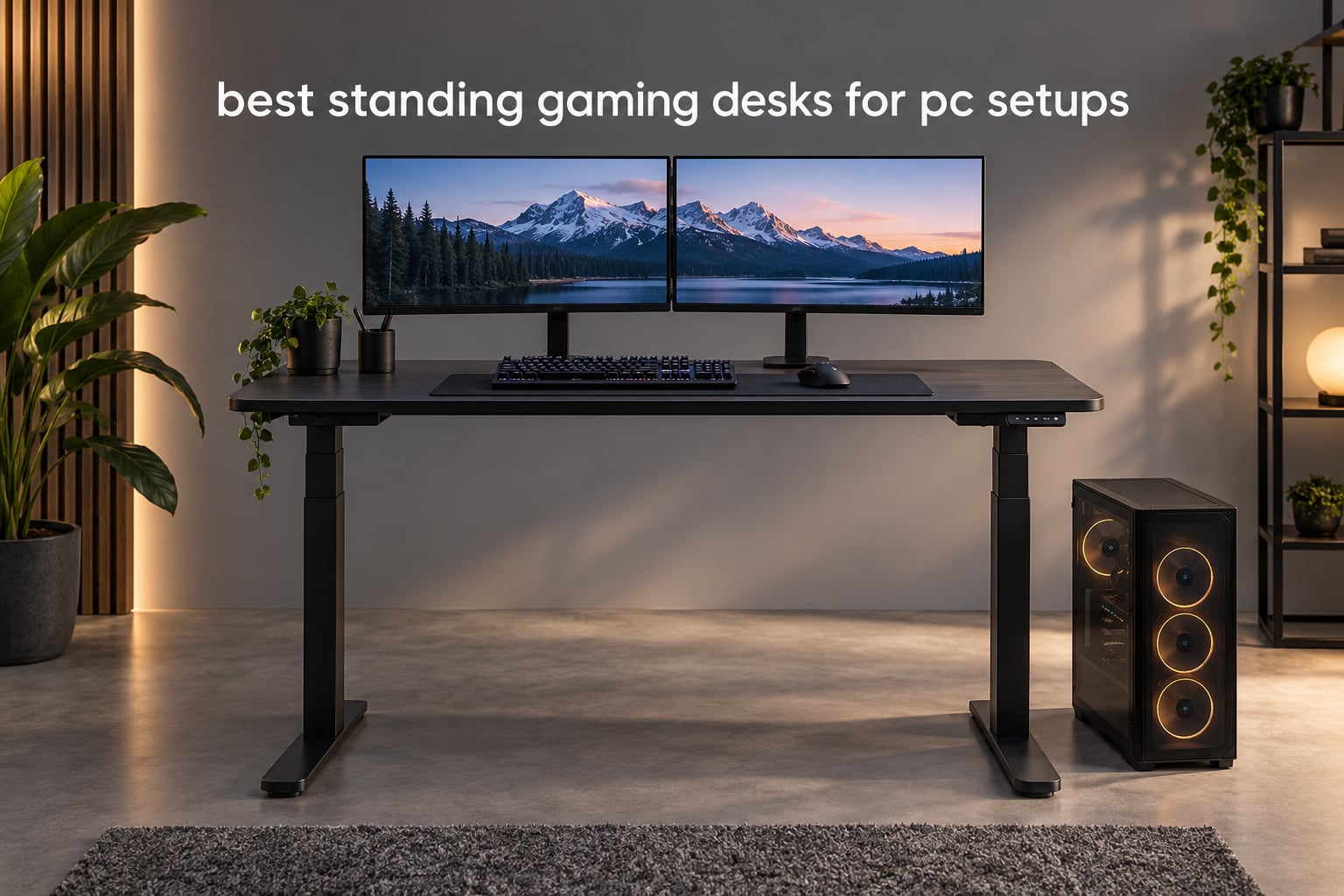 best standing gaming desks for pc setups