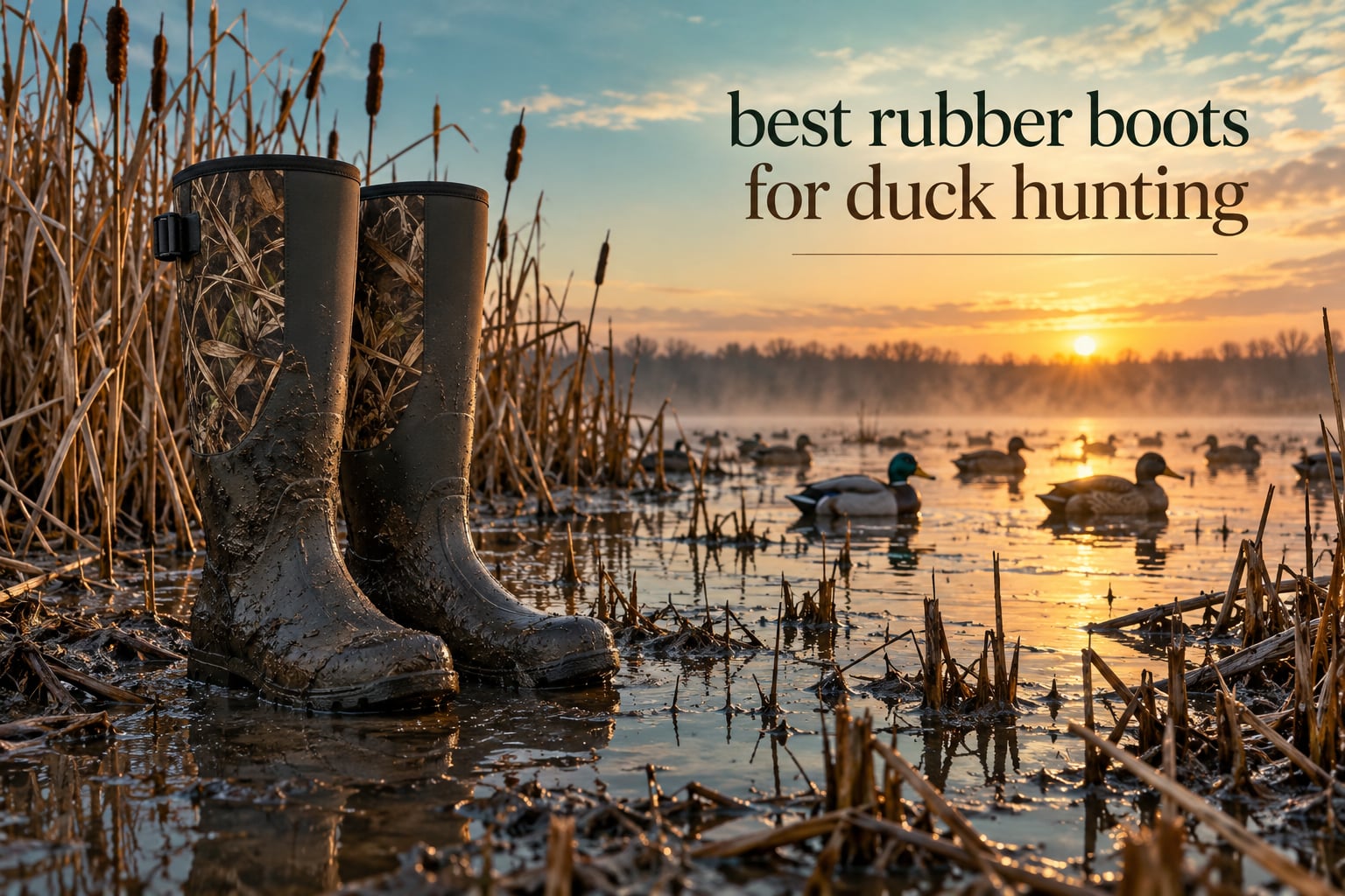 best rubber boots for duck hunting