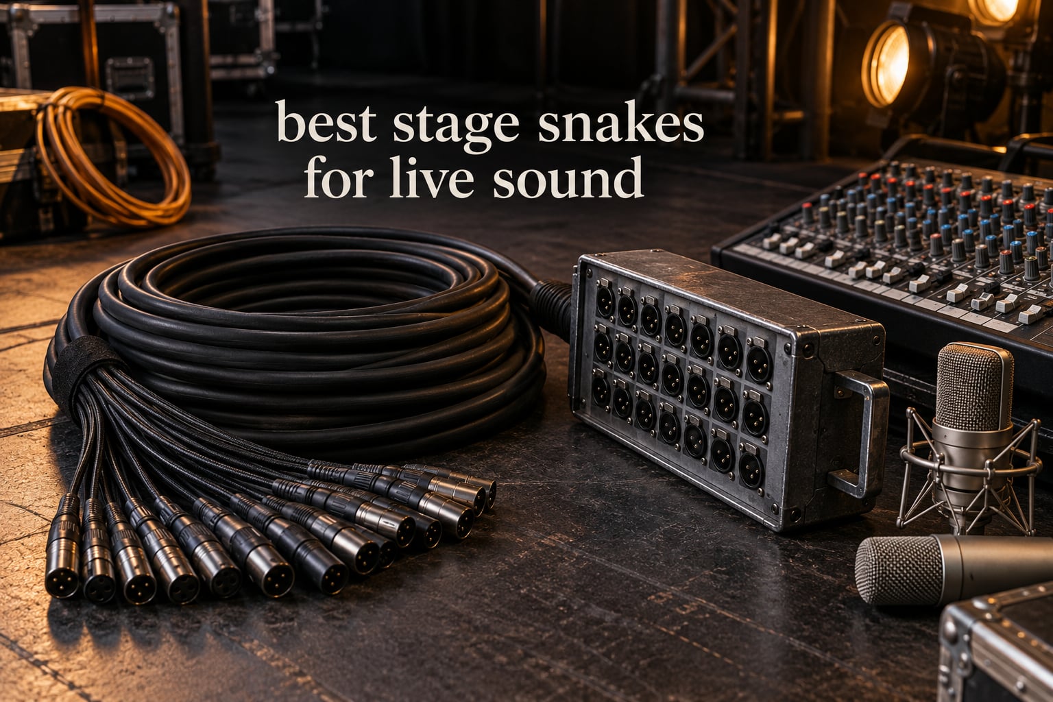 best stage snakes for live sound