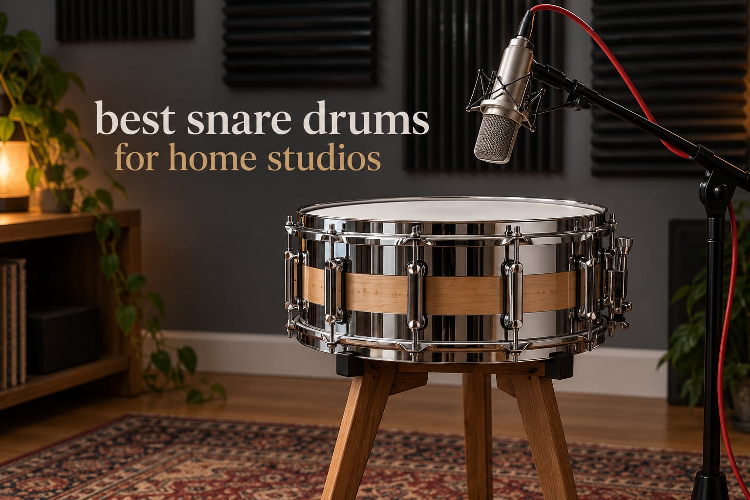 best snare drums for home studios