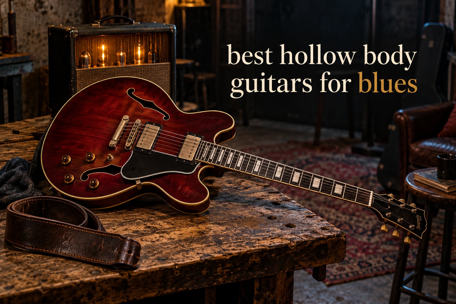 best hollow body guitars for blues