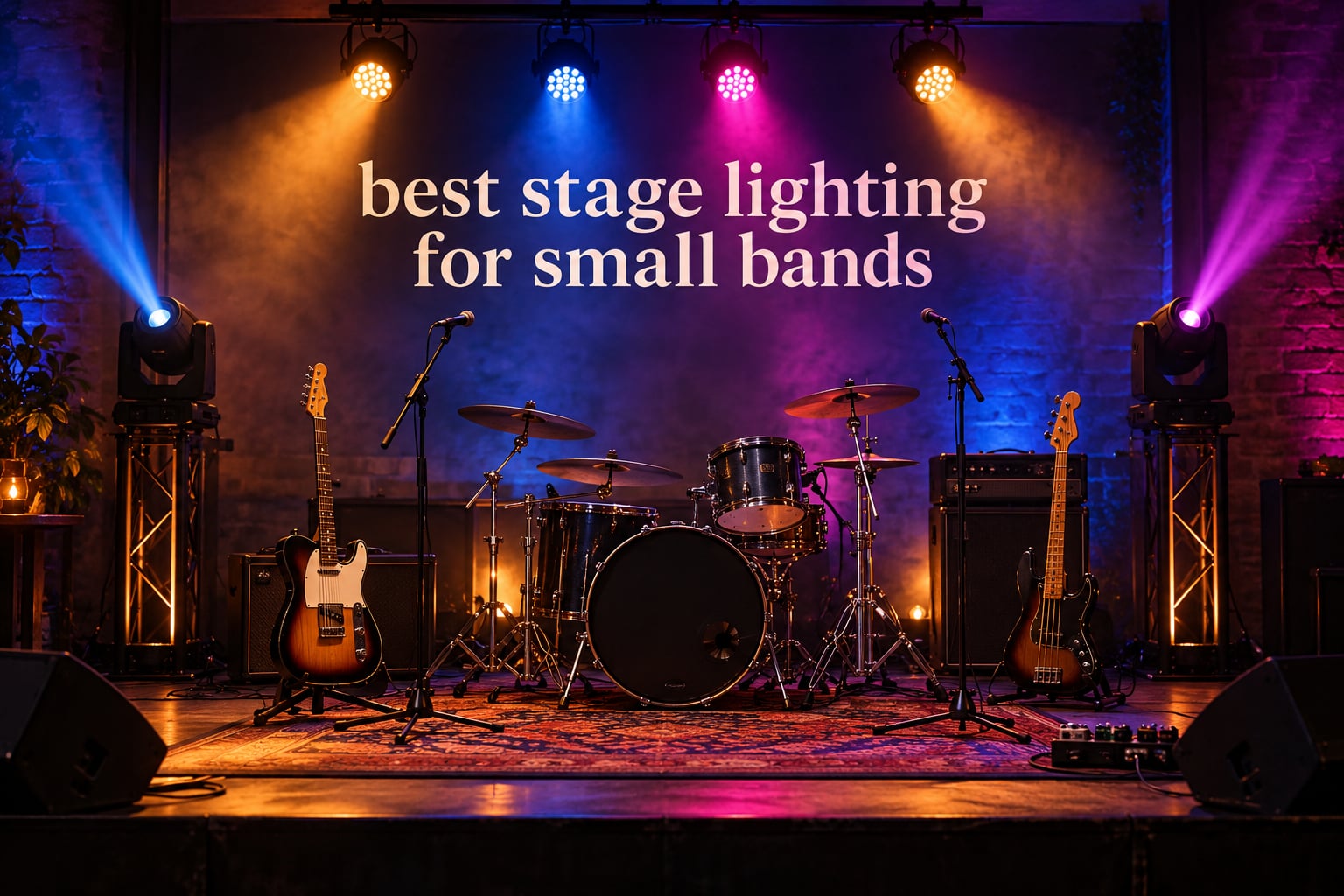best stage lighting for small bands