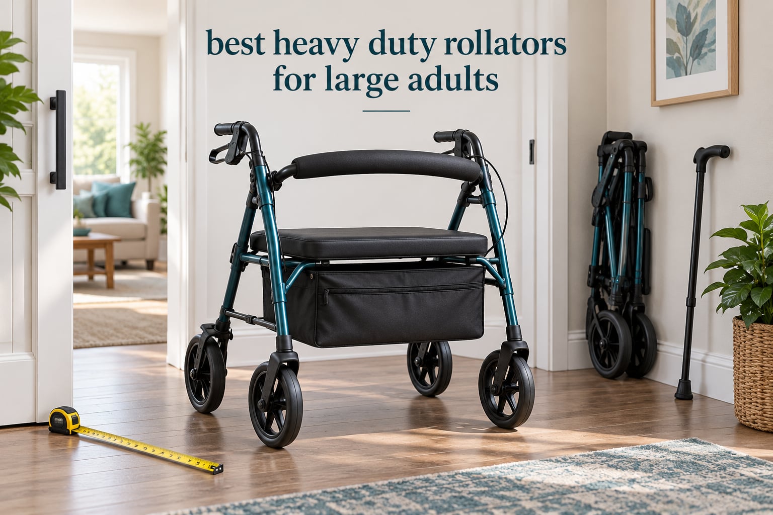 best heavy duty rollators for large adults