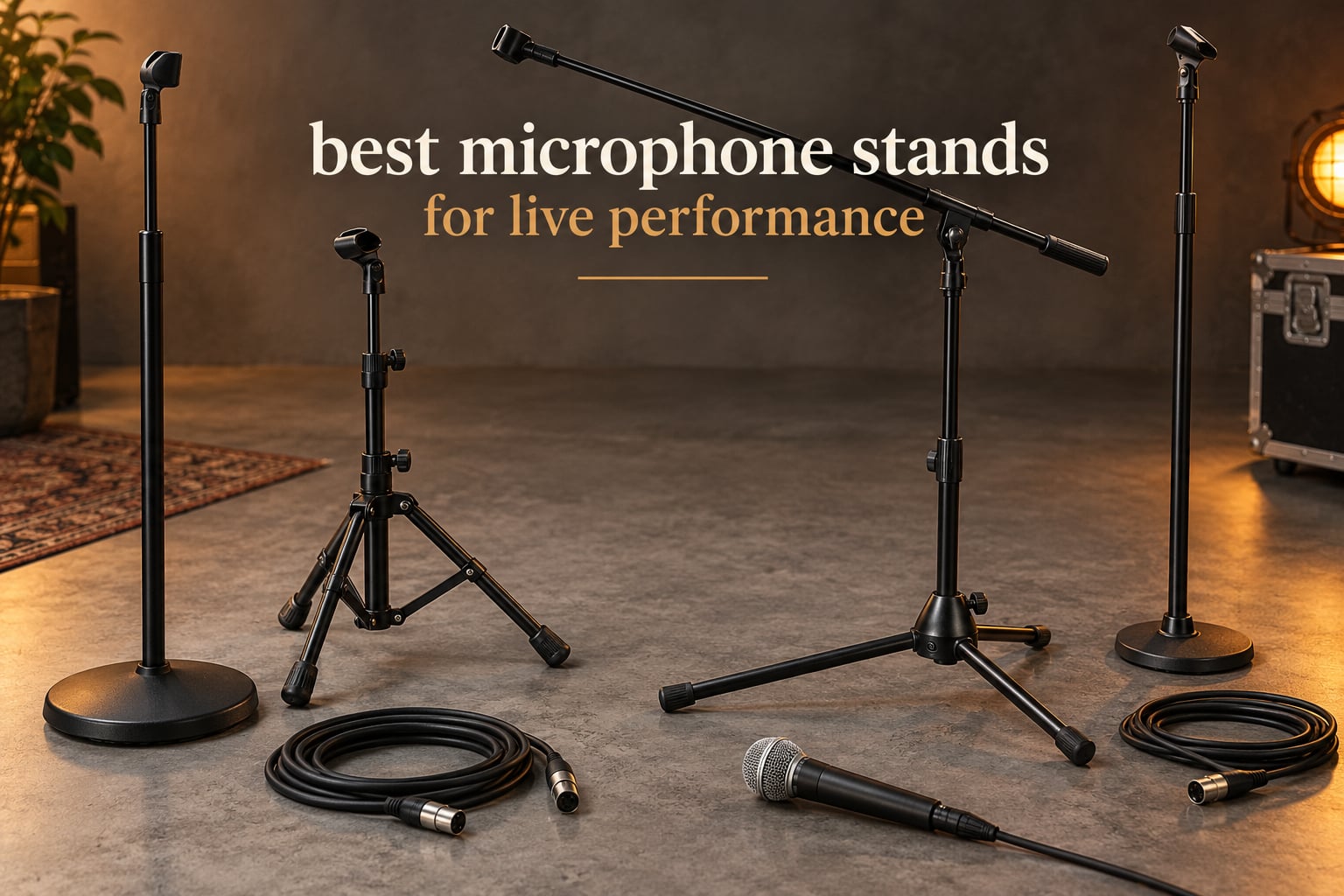 best microphone stands for live performance