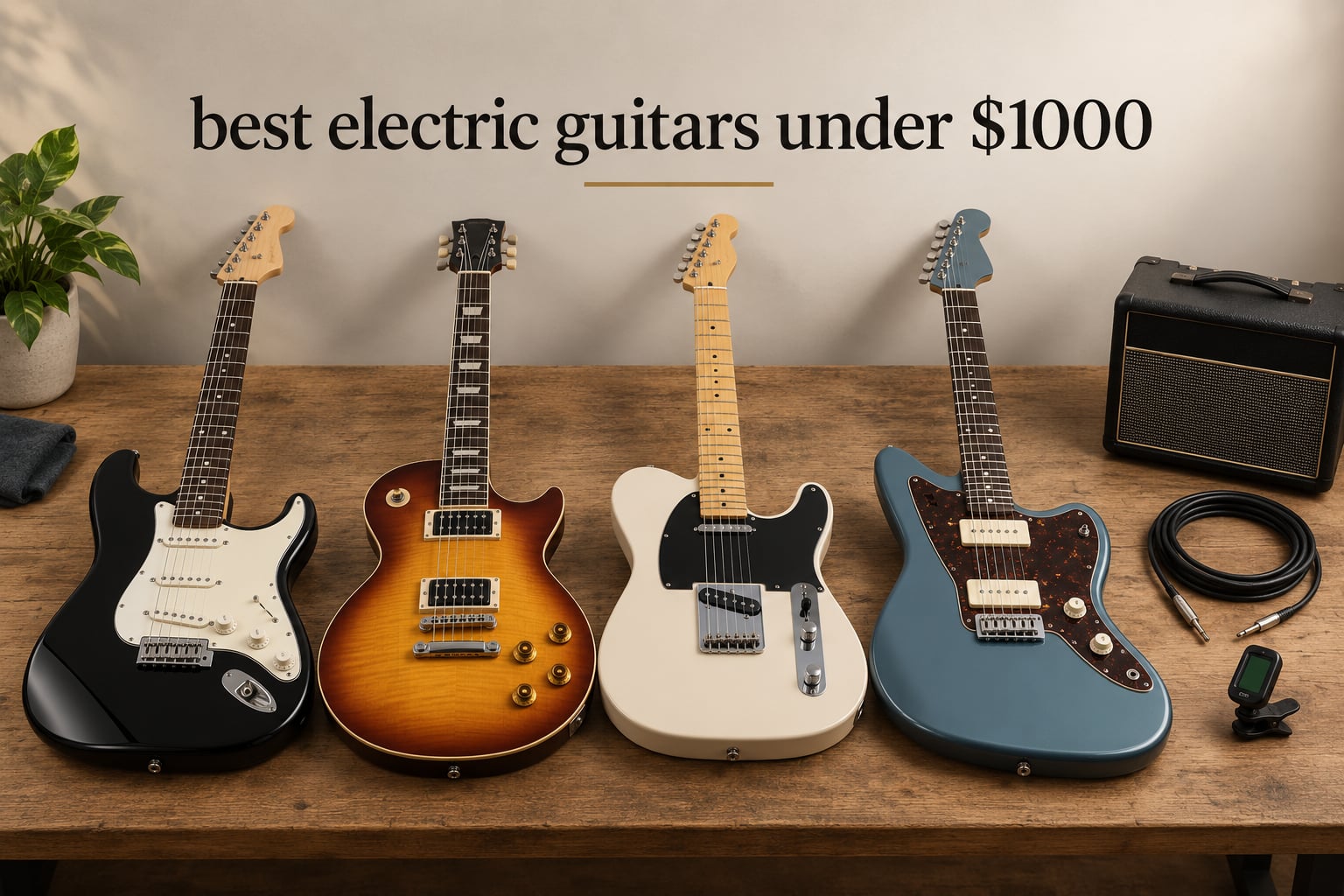 best electric guitars under $1000