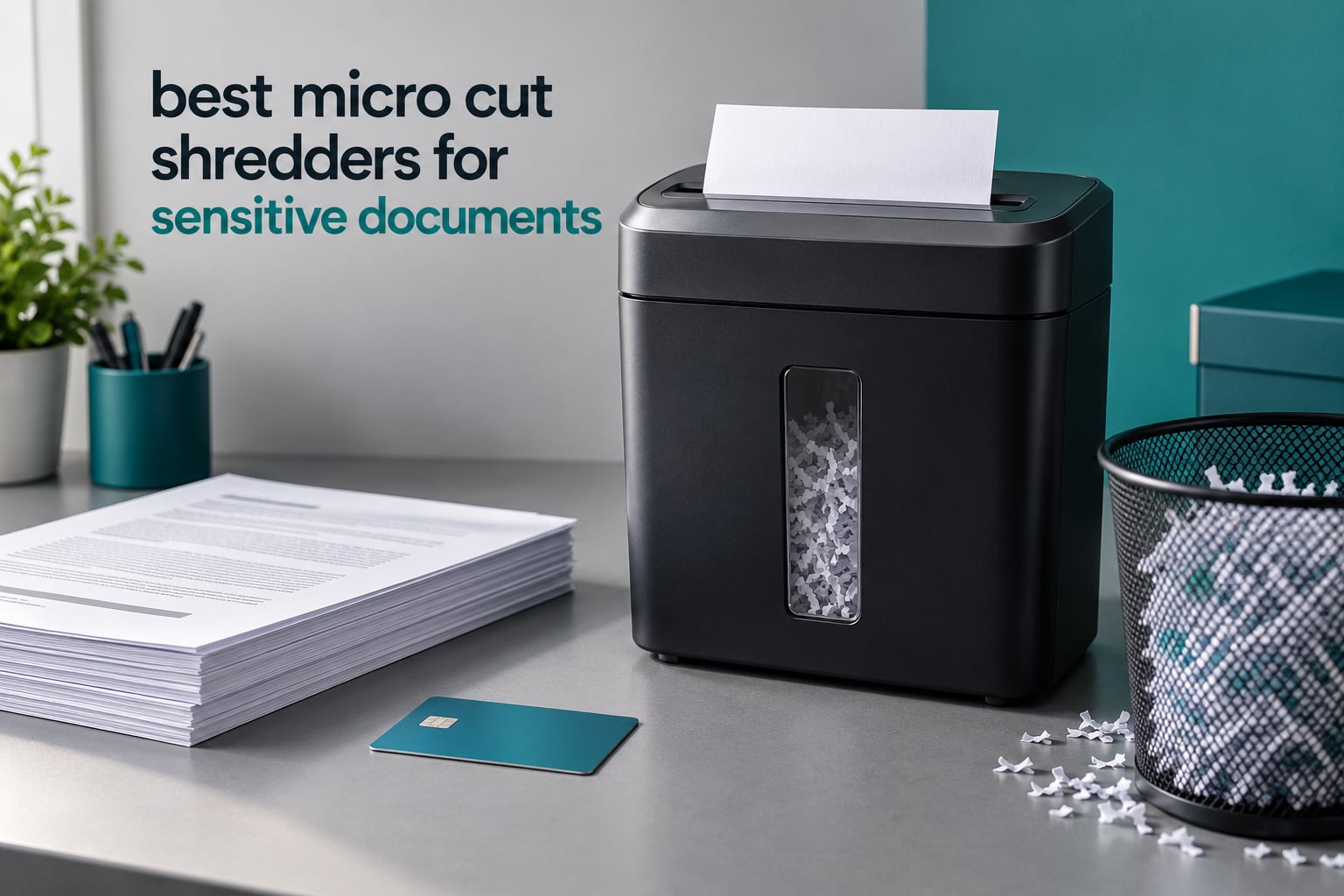 best micro cut shredders for sensitive documents