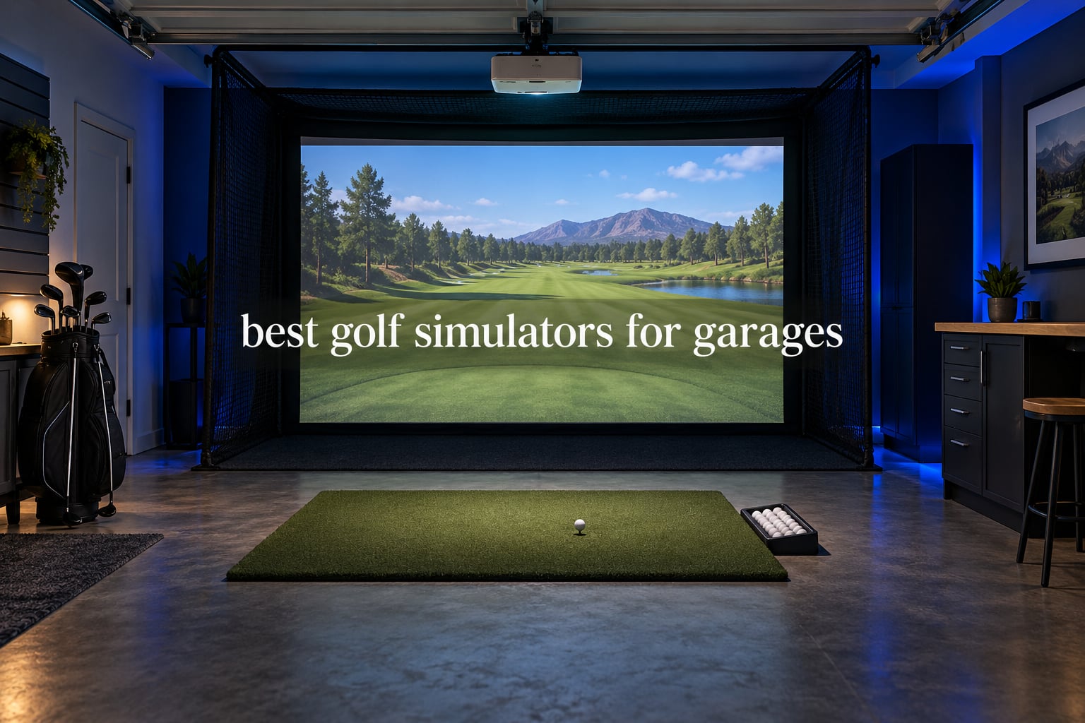 best golf simulators for garages