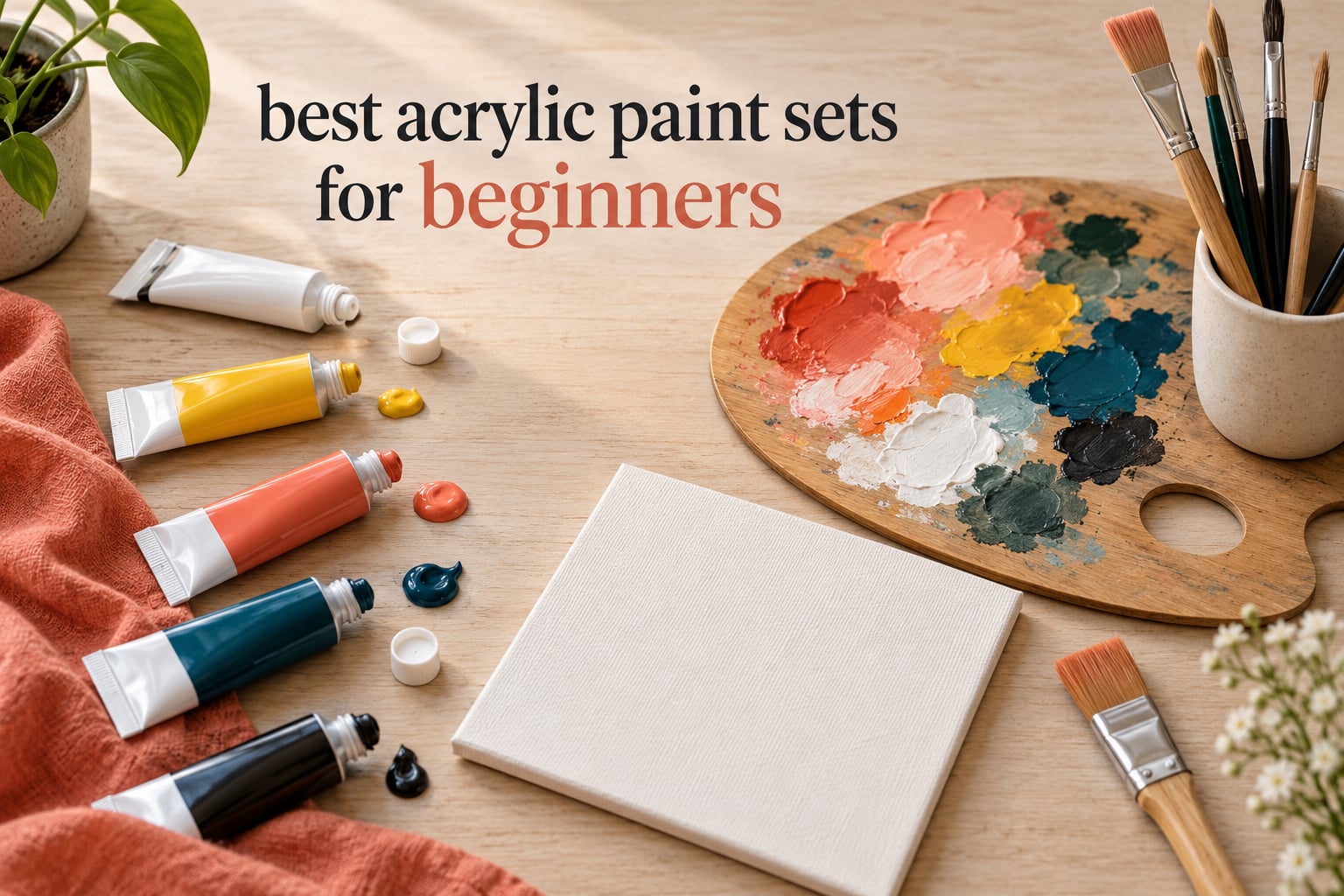 best acrylic paint sets for beginners