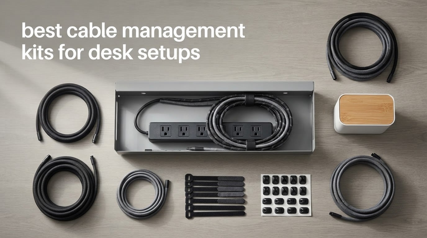 best cable management kits for desk setups