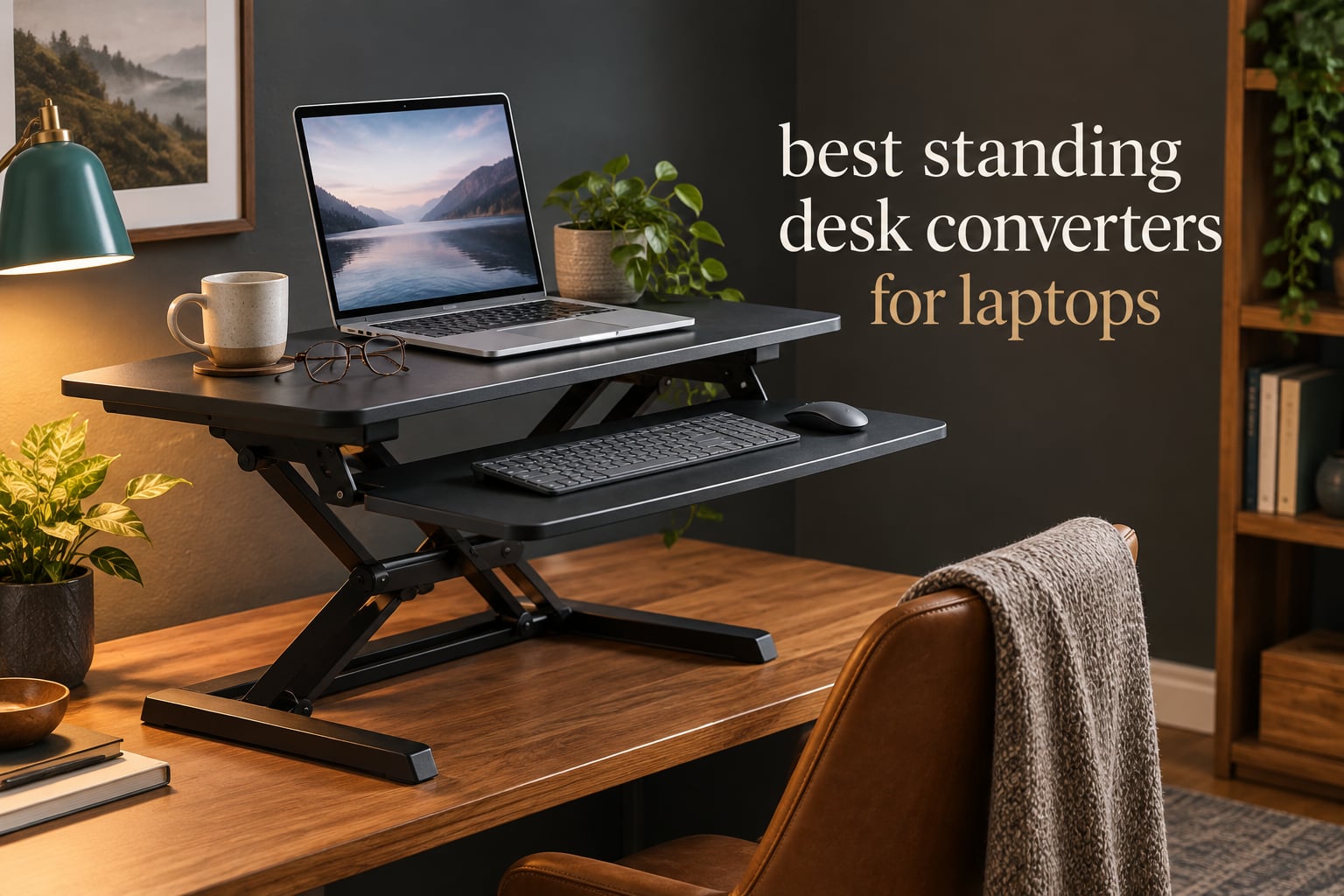 best standing desk converters for laptops