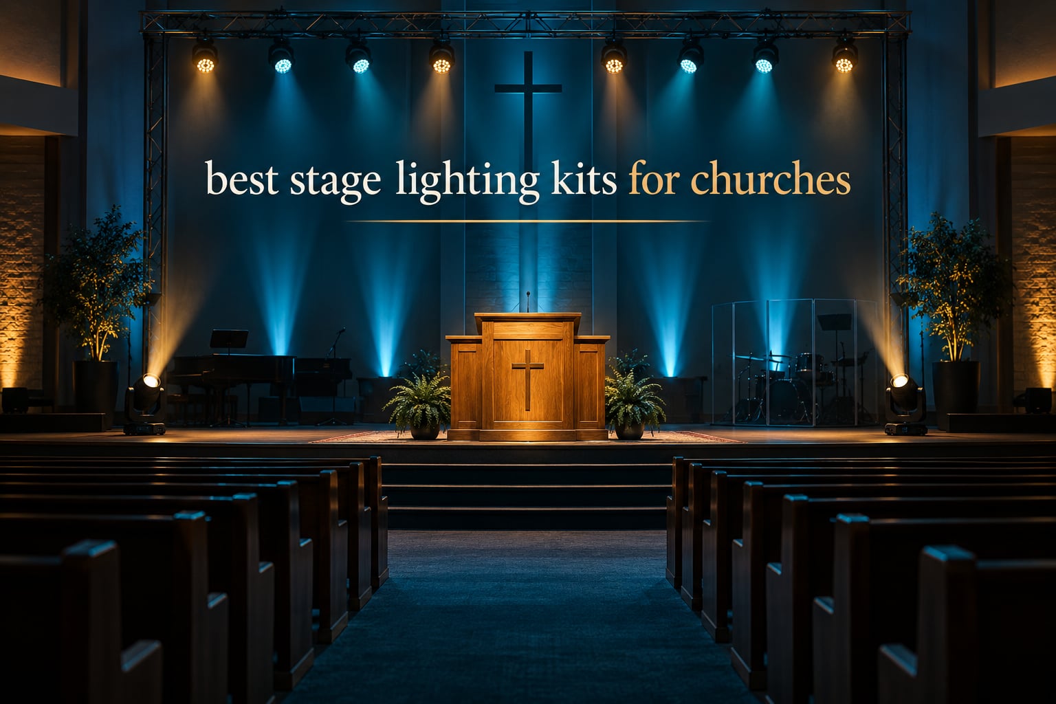 best stage lighting kits for churches