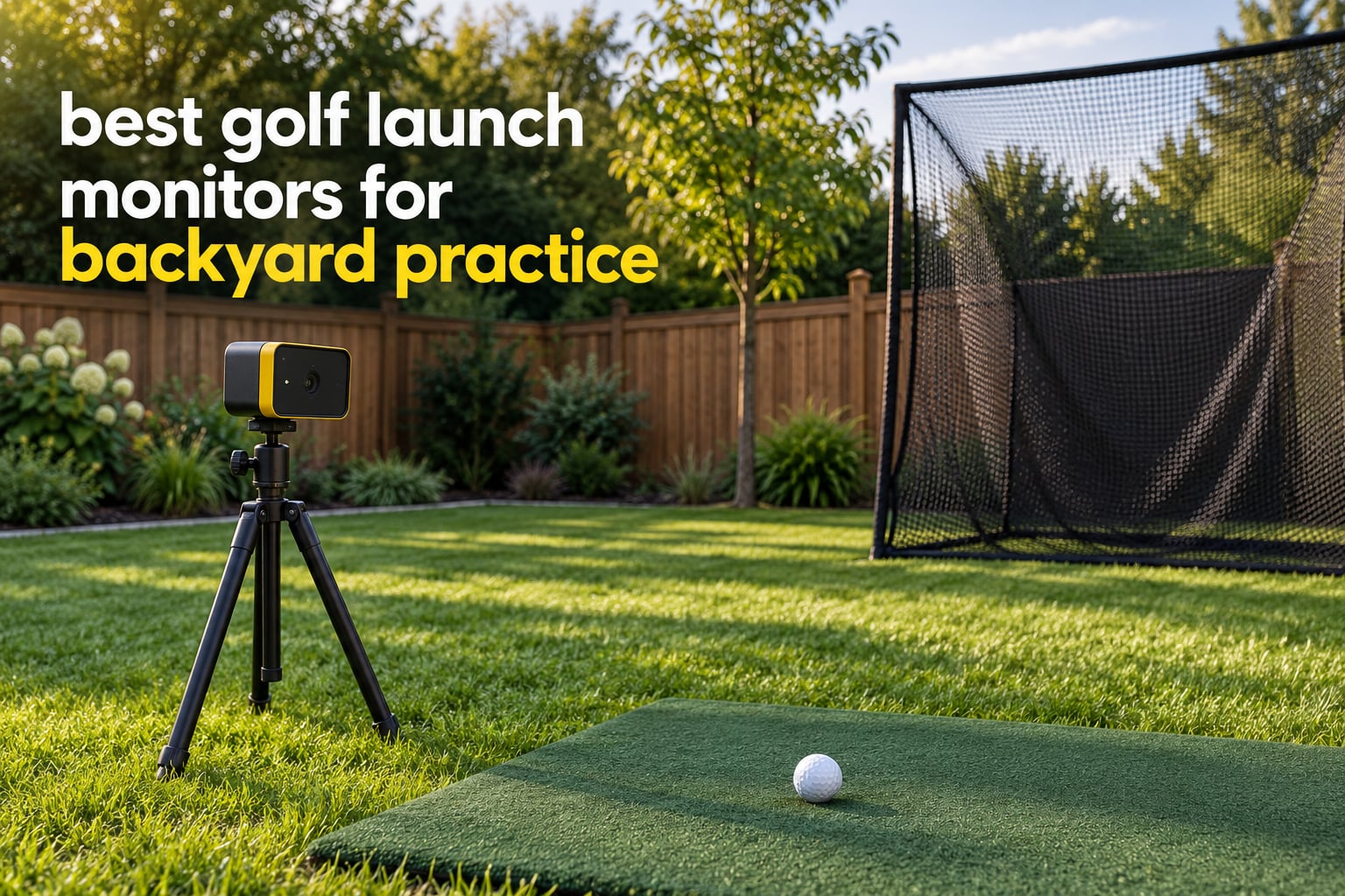best golf launch monitors for backyard practice