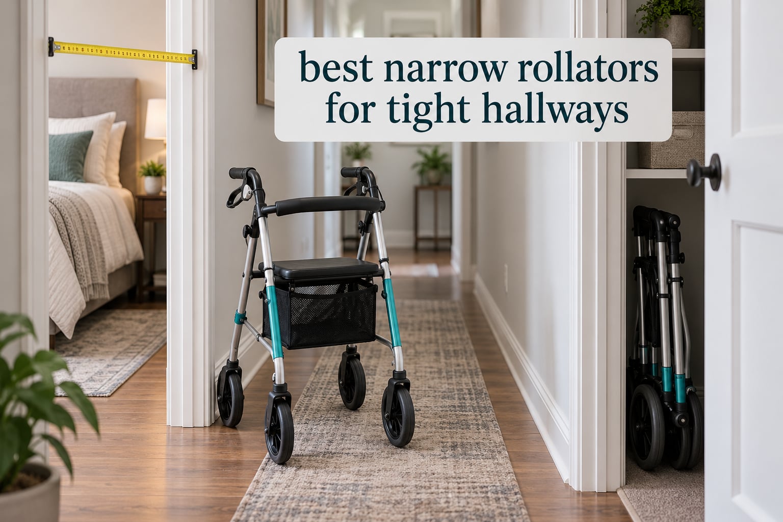 best narrow rollators for tight hallways